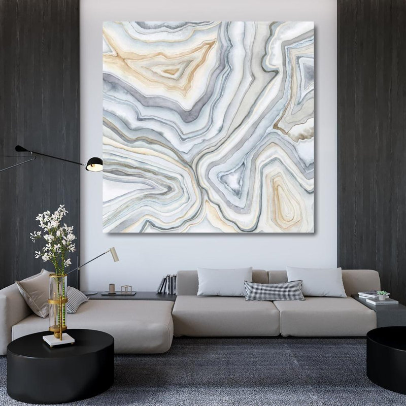 Art sur toile Brayden Studio® Meagher, Megan, Agate Abstract II, H 36 po x l 36 po