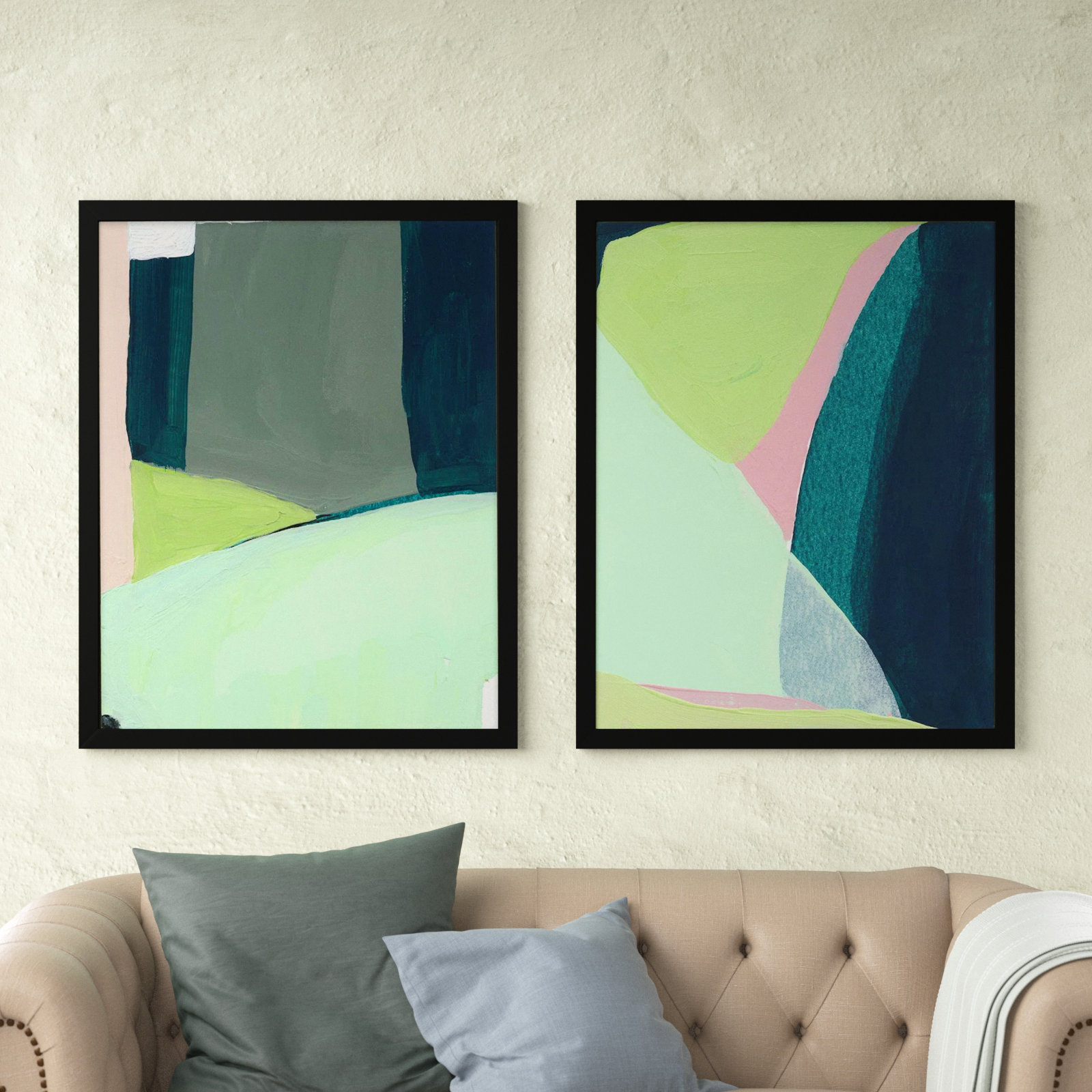 Into The Hills by Andrea Stokes, Black Framed, 30" W x 38" H