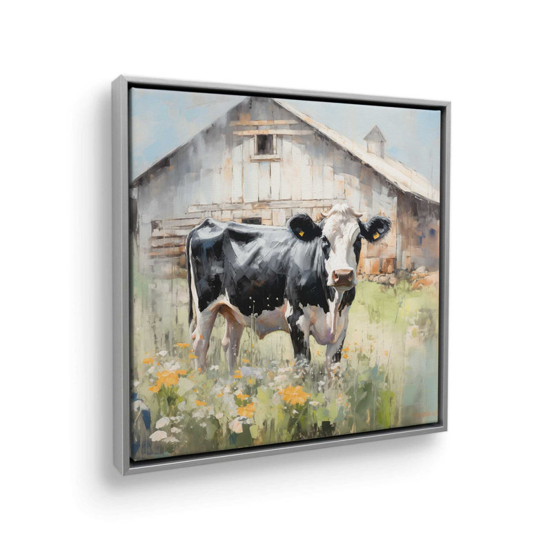 Brightside Farm by Heidi Kuntz Art Print, Toile avec cadre, Argent, L 20 po x H 20 po