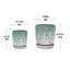 2 pots de fleurs en céramique de 8 po, blanc, givre, trou de drainage thermique, racines, options de placement polyvalentes, pot de fleurs en céramique blanche moderne de 2, drainage intégré pour les plantes, utilisation à l'intérieur ou à l'extérieur,