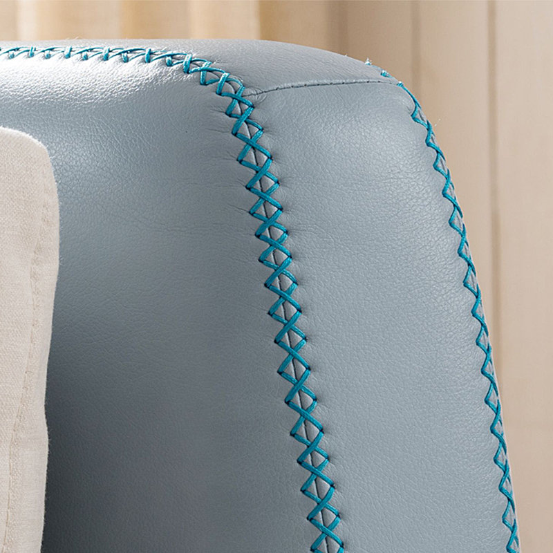 Sashalee, Mélange de polyester bleu / beige