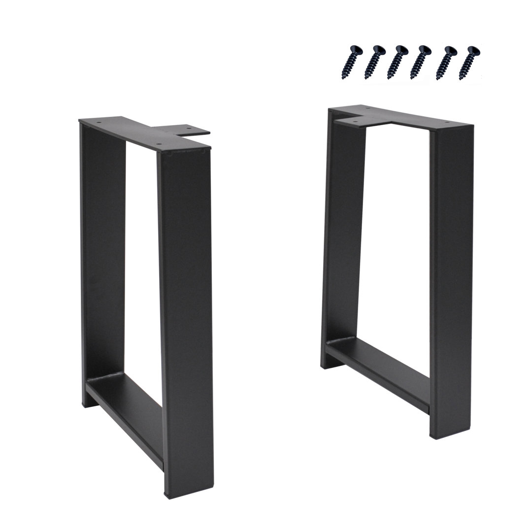 Menands Metal Table Legs (Set of 2) Loon Peak® 