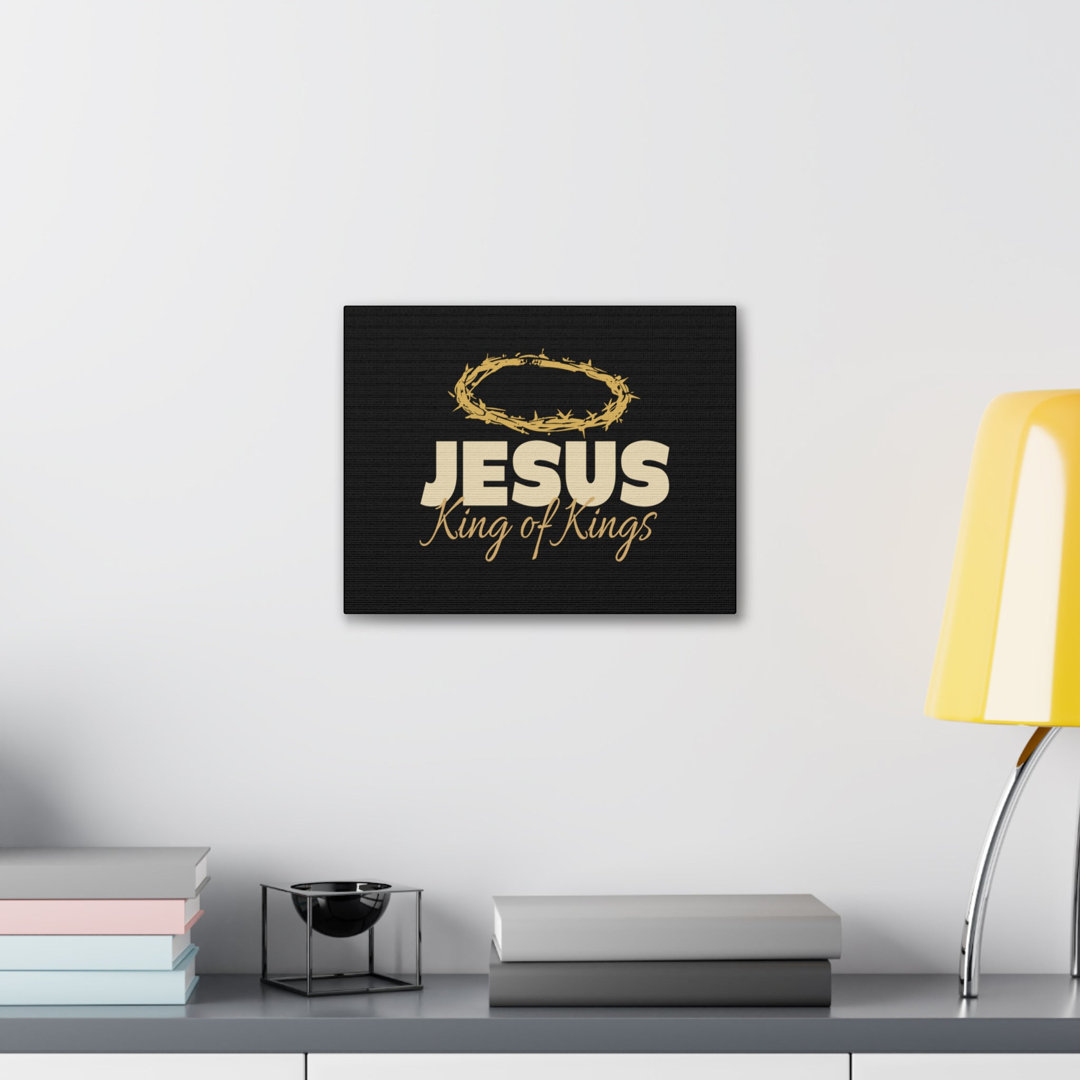 Scripture Walls Jesus King Of Kings Revelation 17:14 Bible Verse Canvas Christian