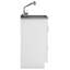 Cardinal - Armoire à linge 28 po avec robinet et évier en acier inoxydable - blanc