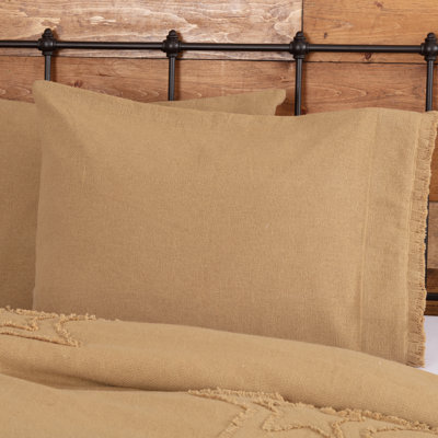 Burlap Natural 100% Cotton Pillowcase