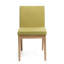 Ensemble de 2 chaises de salle à manger en tissu, chaise d'appoint, tissu Mid-Century