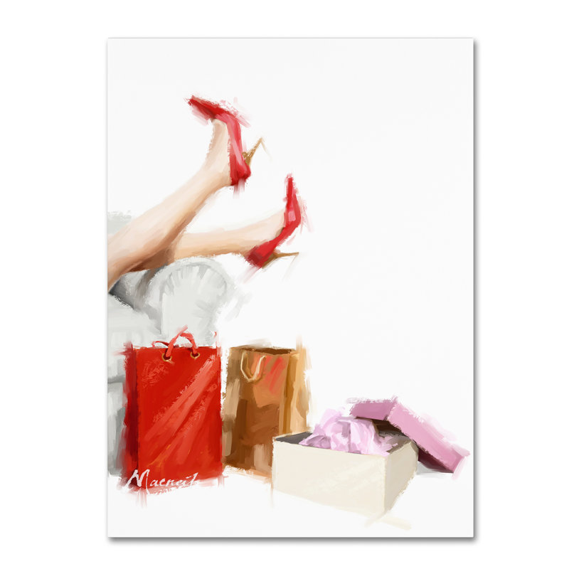 «New Shoes» par Armand, reproduction sur toile, H 24 po x l 18 po x P 2 po