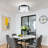 15.75" Handmade Opal White Glass Flush Mount Ceiling Light Fixture
