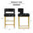 Upholstered 26'' Counter Stool with Metal Frame (Set of 2)-681237184-680900995