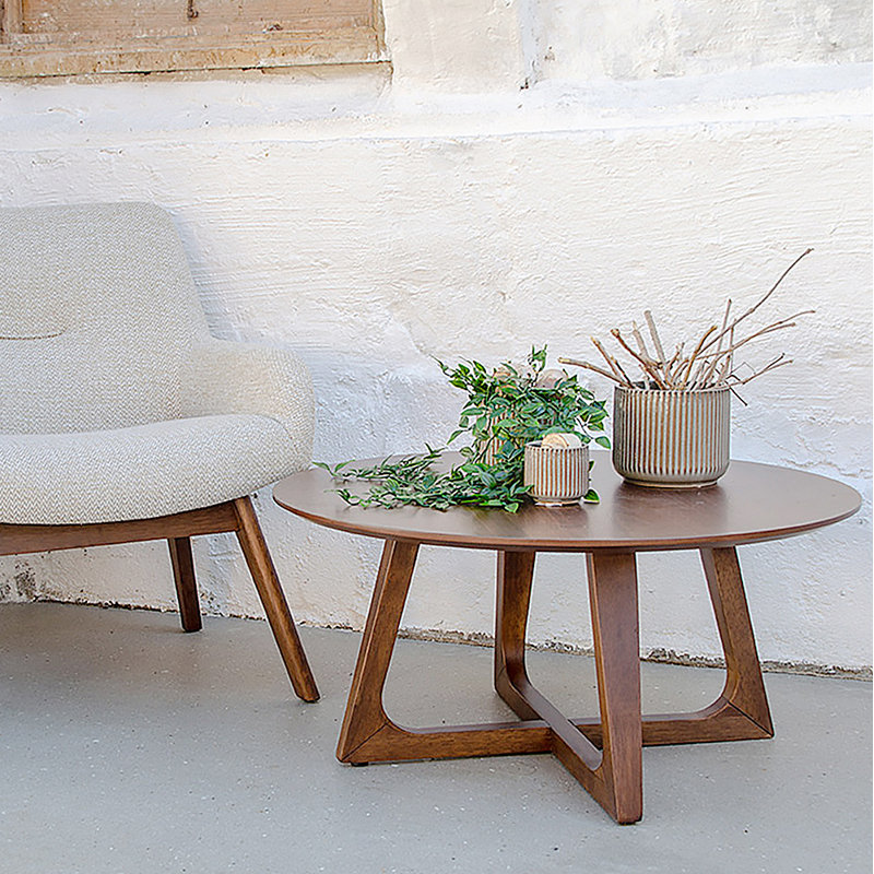 WaKeeney Cross Legs Coffee Table