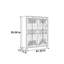47.24 " W Dining Hutch