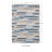 Kivett Striped Blue and Beige Indoor Outdoor Machine Washable Area Rug-204290889