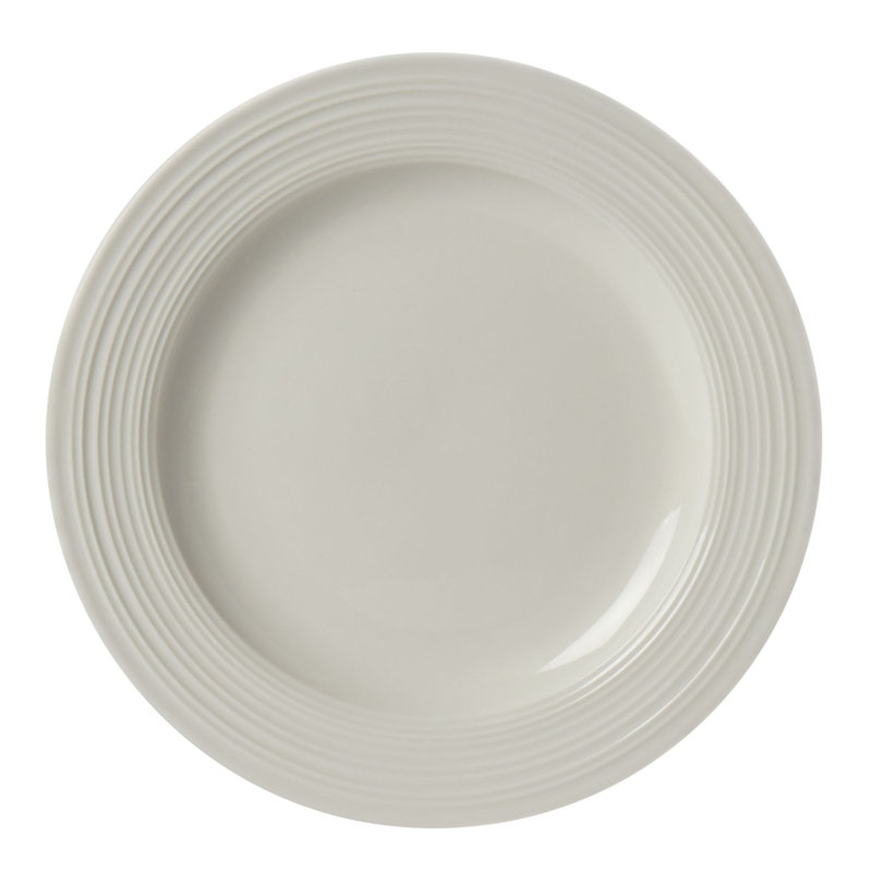 Ivory Dinnerware Tabletops Gallery 12PC Round Set- Embossed