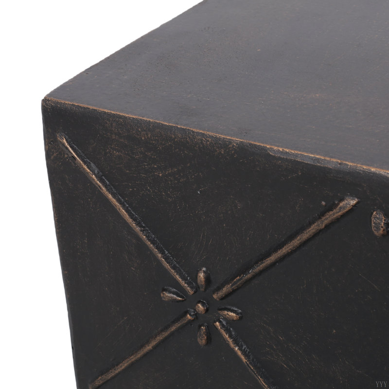 Table d'appoint d'extérieur en béton léger