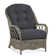 Chaise avec accoudoirs en rotin Everglade