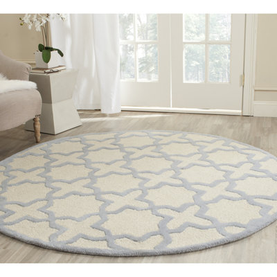 Igna Hand Tufted Wool Geometric Rug