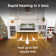 70" TV Stand for TVs up to 80" with Fireplace Included