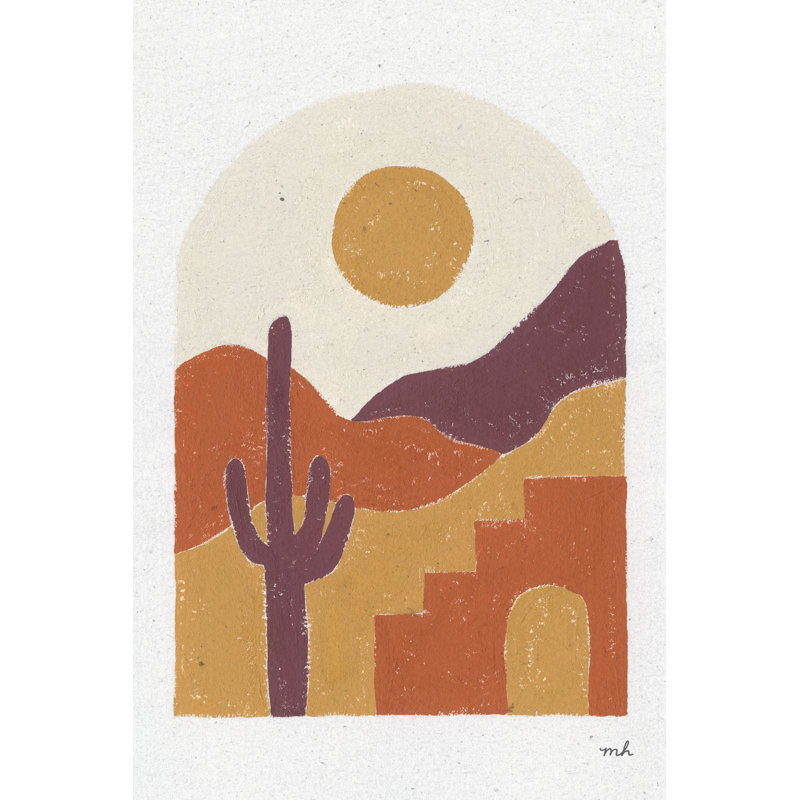 «Desert Window II» par Moira Hershey, impression, H 18 po x l 12 po, Toile tendue