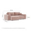 Corner Sofa with square arms-1691957371