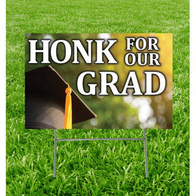 Weather Resistant Plastic Staked Graduation Garden Stake