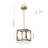 Square Dimmable LED Single Pendant