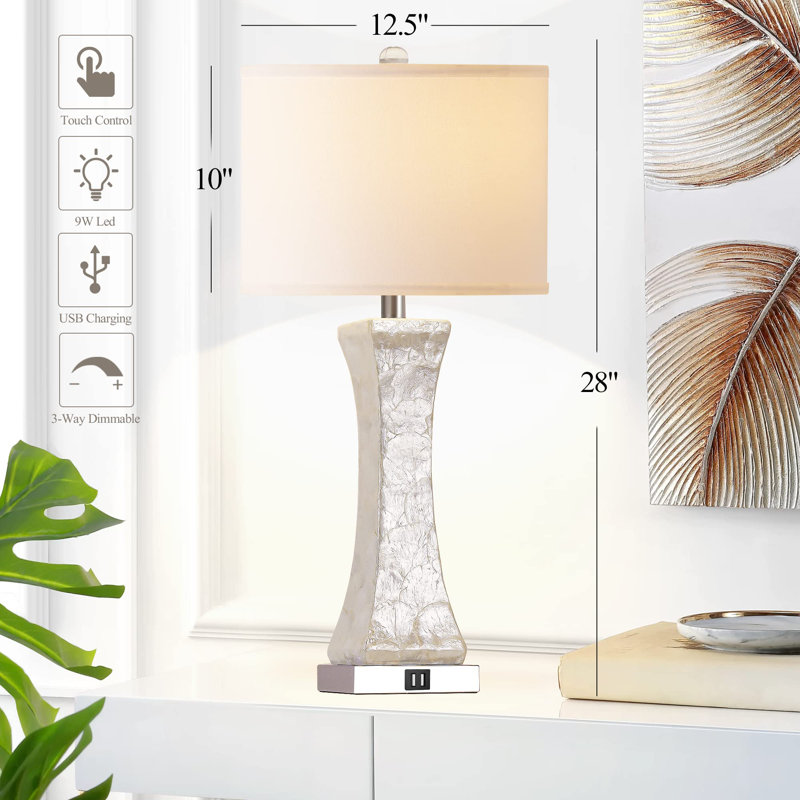 Zyrus Metal USB Table Lamp