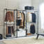 Dressing en bois et métal avec tablette