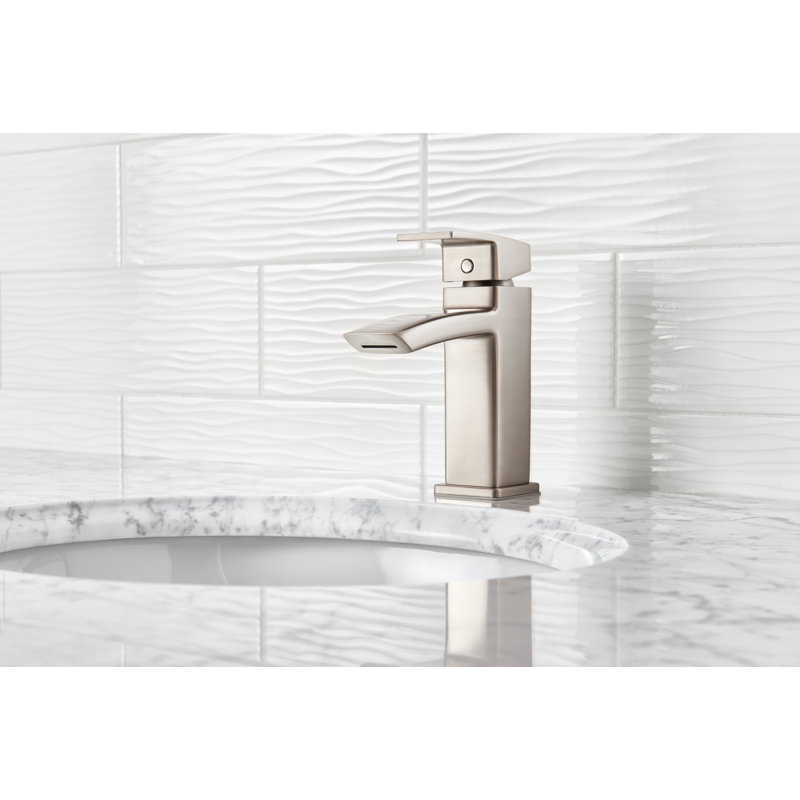 Kenzo Single Handle Deck Mounted Tub Spout, Brushed Nickel
