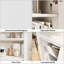  Grande bibliothèque en bois 67 po x l 31,5 po avec armoire de rangement à 2 portes de qualité supérieure pour les intérieurs de style campagne moderne et japonais, blanc-67015286