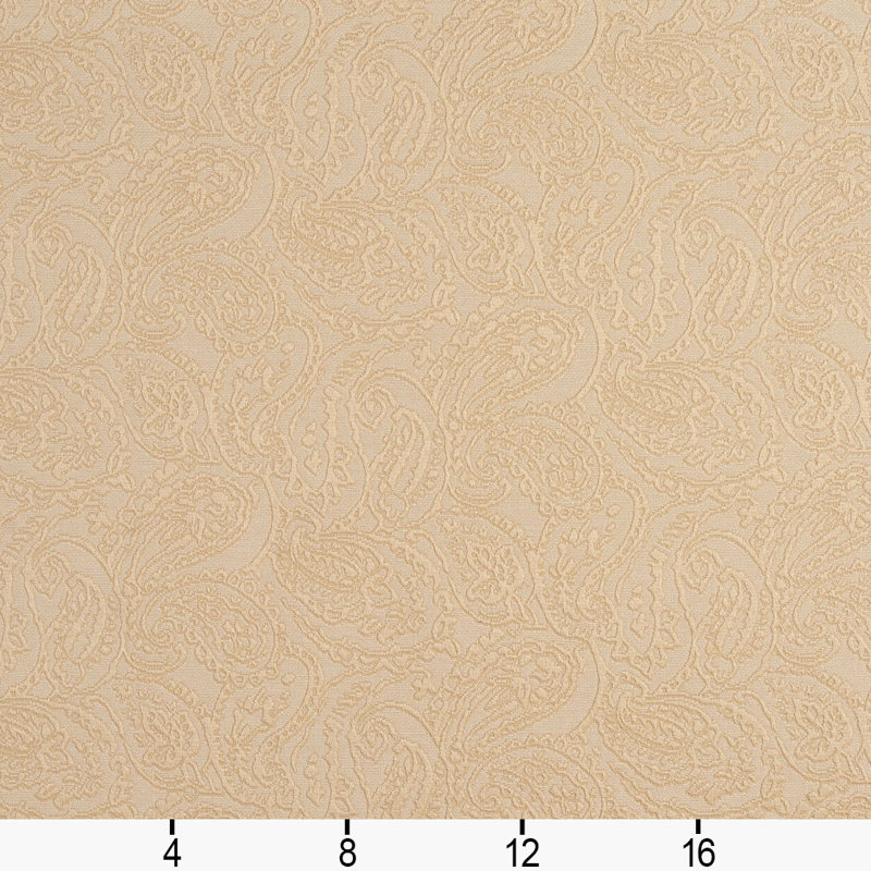Tissu motif cachemire, Ivoire 2