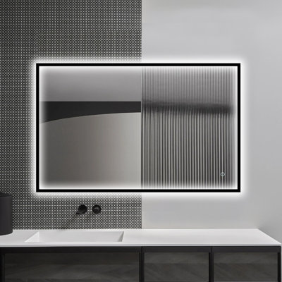Cascante Aluminium Frame Rectangle Wall Mirror