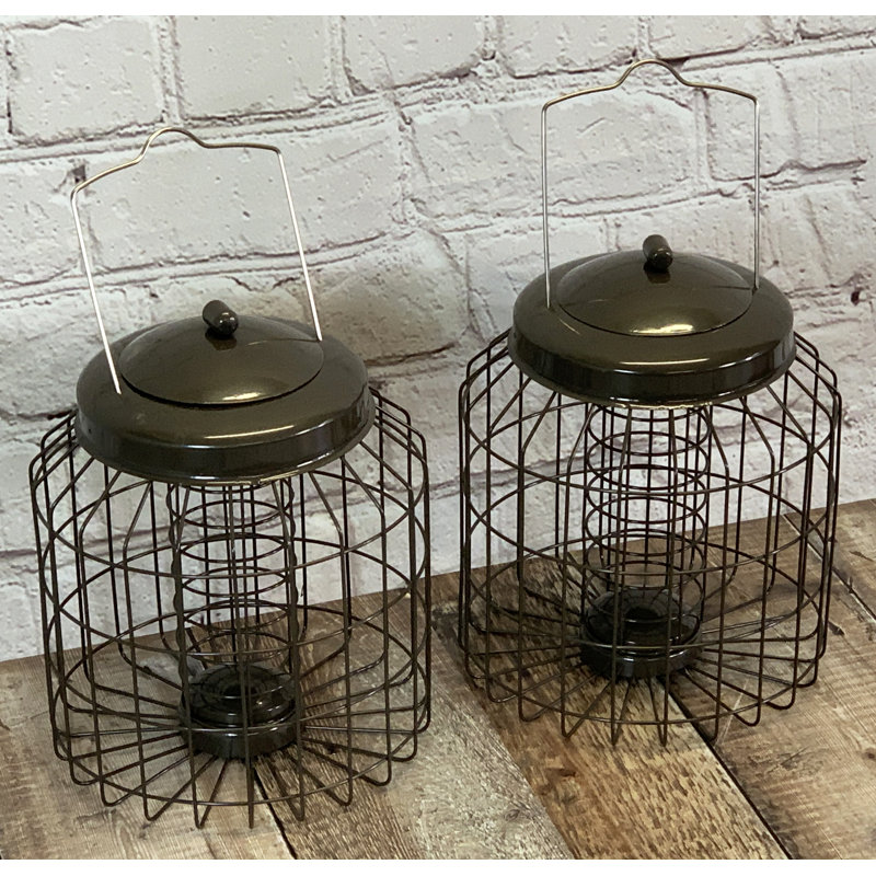 Filippo Metal Hanging Suet Bird Feeder