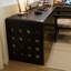 Bureau en L noir en bois massif-1760260076