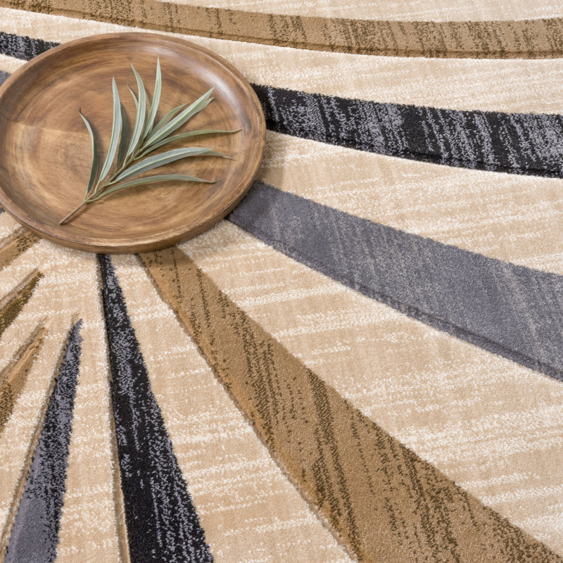 Alexia Collection Geometric Modern & Contemporary Area Rug, 8'1 X 10'5