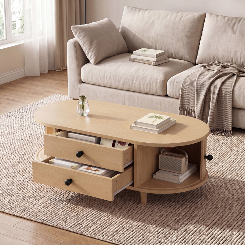 Coffee Table, Natural Wood