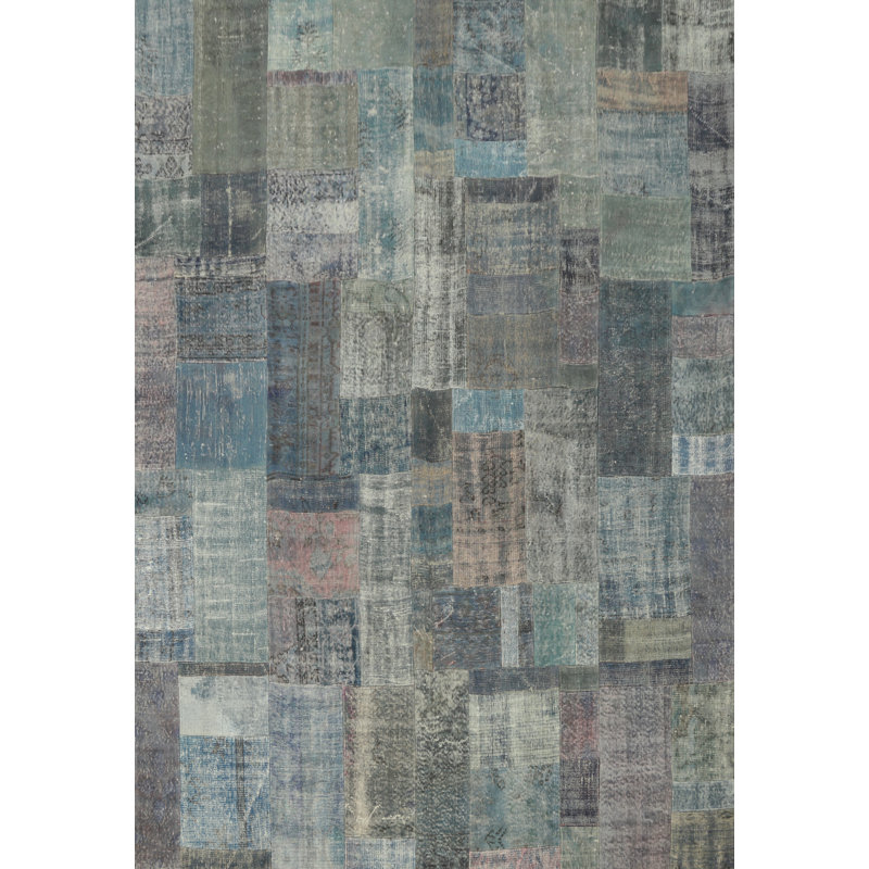 Tapis patchwork patiné 8 x 10