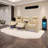 Multi-functional TV sofa in basement