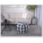 Connor Checkered Square Pouf, Versatile And Stylish Ottoman Or Floor Cushion For Modern Interiors
