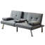 Lit de jour convertible, 2 porte-gobelets, 3 angles, accoudoirs amovibles-1322023851