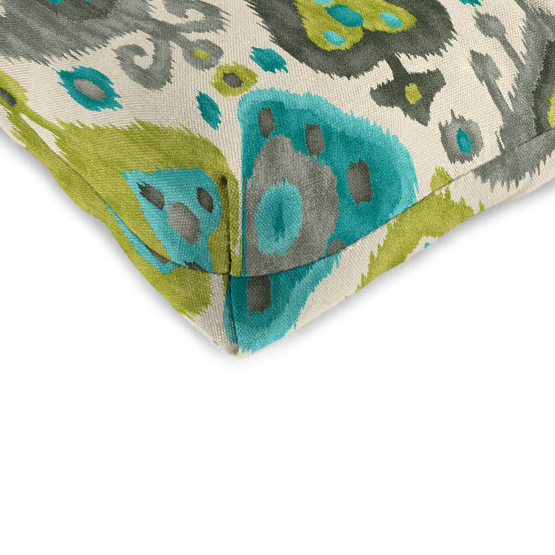 19" x 19" Outdoor Wicker Seat Cushion, Multi-Colored