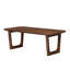 Table basse moderne de 51,4 po de largeur avec pieds uniques en forme de U-1147807192