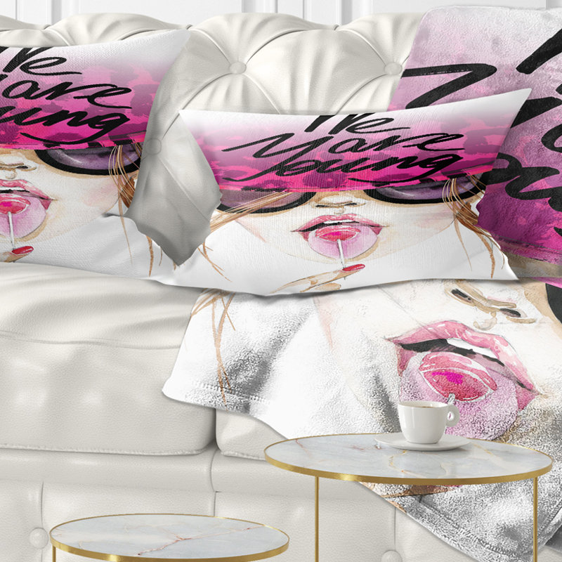 Coussin décoratif imprimé We We Young