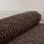 Tapis brun en laine crocheté à la main Amaty-1026074074
