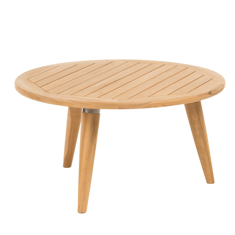 Verge Outdoor 3 - Piece Teak Conversation Set, Driftwood Gray