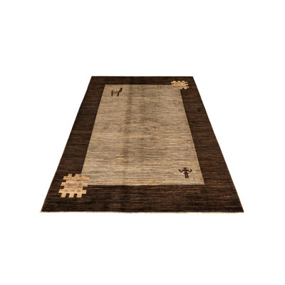 5x8 Prentiss Grey Brown Rug