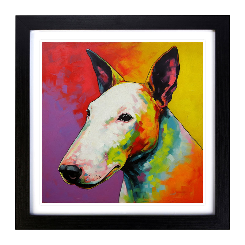 Single Picture Frame Print on Wood, Black