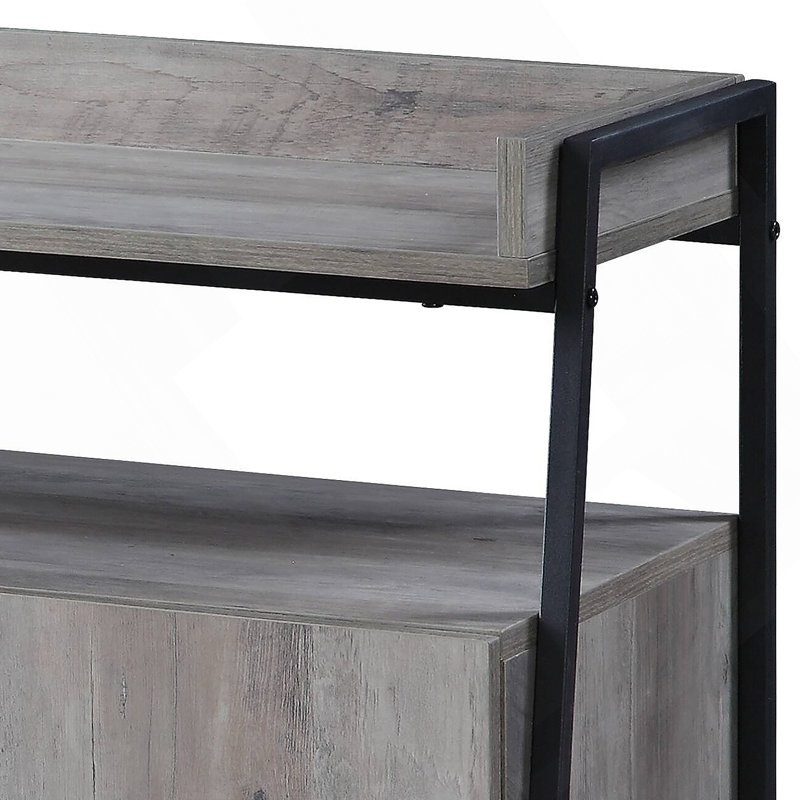 52-Inch TV Stand With 1 Open Compartment, Oak