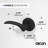  Brook Privacy Door Lever Modern Concealed Design For (Bed & Bath) – Sleek Minimalist Style in Matte Black-114645727