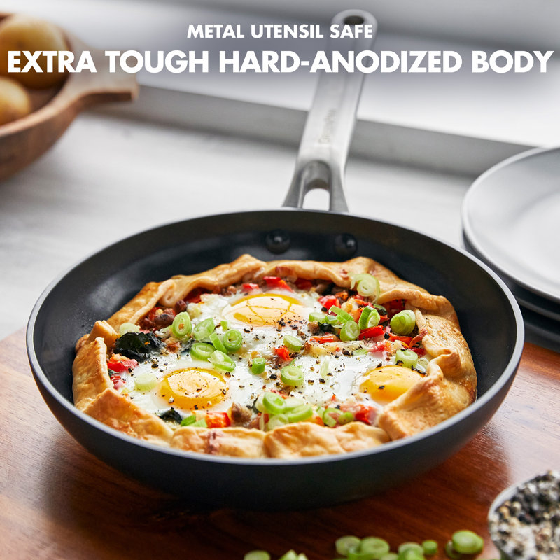 GreenPan Omega Healthy Ceramic Nonstick Fry Pan, 11"