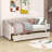 Oniya Twin Size 2 Drawers Upholstered Daybed with Wood Slat-1581478514